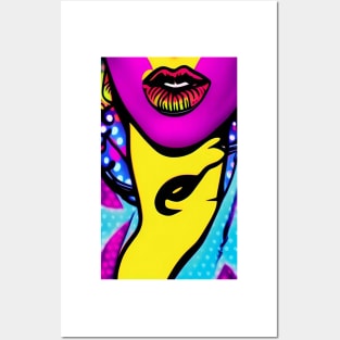 Popart Popculture Sexy Lips Posters and Art